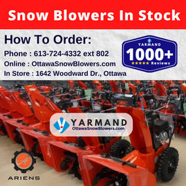 Snowblowers for Sale in Stock in Ottawa 